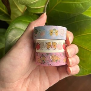 Guinea Pig & Capybara washi tape set